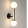 Applique murale DAISY 2xG9/12W/230V chrome brillant/noir/blanc