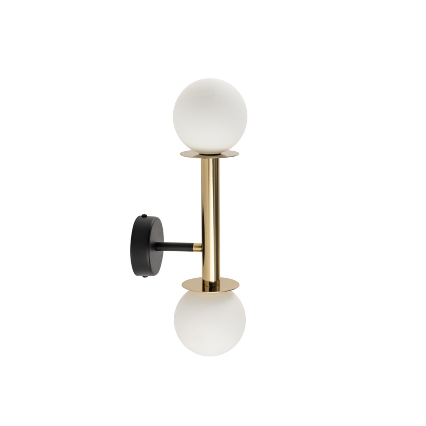 Applique murale DAISY 2xG9/12W/230V doré/noir/blanc