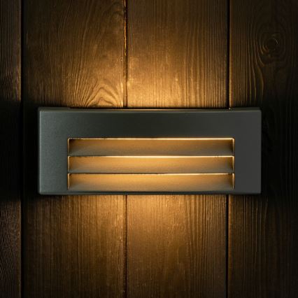 Applique murale d'extérieur 1xE27/14W/230V IP54 noir