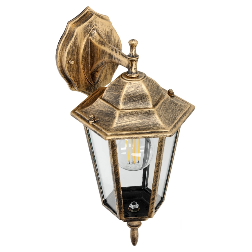Applique murale d'extérieur 1xE27/60W/230V IP44 or