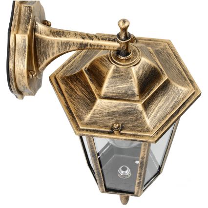 Applique murale d'extérieur 1xE27/60W/230V IP44 or