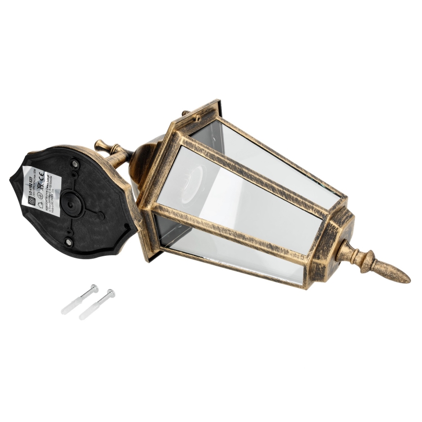Applique murale d'extérieur 1xE27/60W/230V IP44 or