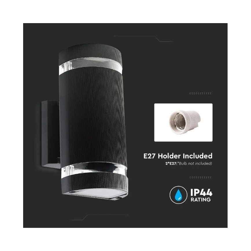 Applique murale d'extérieur 2xE27/60W/230V IP44