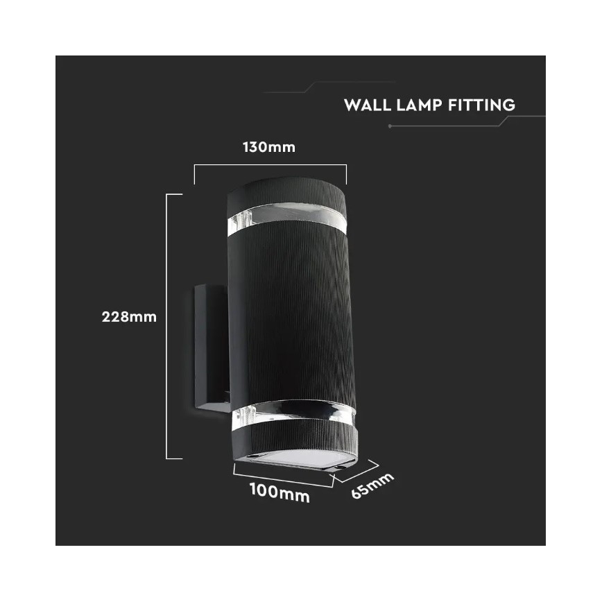 Applique murale d'extérieur 2xE27/60W/230V IP44