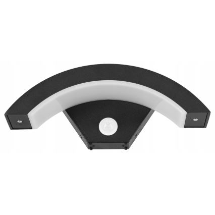 Applique murale extérieure LED avec détecteur de mouvement LED/10W/230V IP54 noire