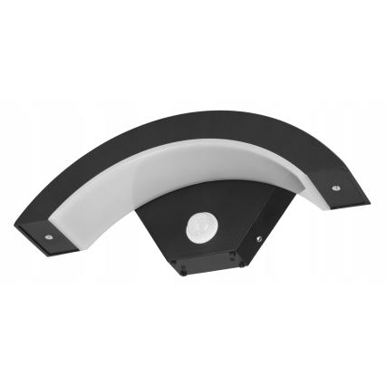 Applique murale extérieure LED avec détecteur de mouvement LED/10W/230V IP54 noire