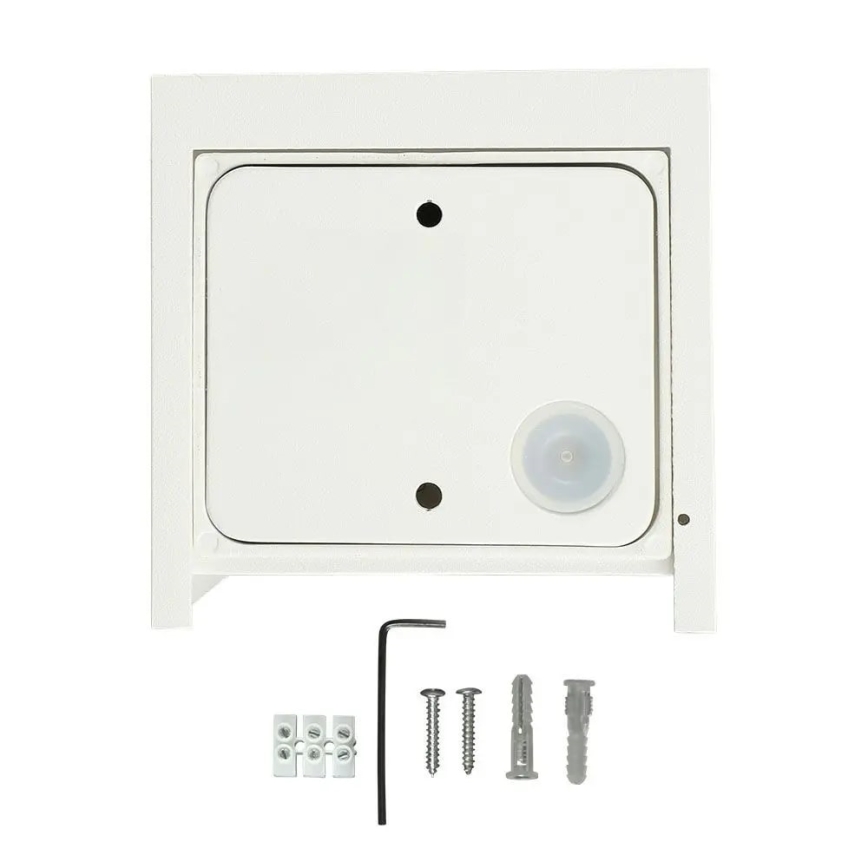Applique murale d'extérieur LED/11W/230V 3000K IP65 blanc