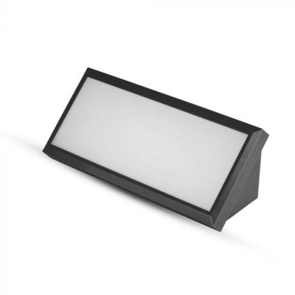 Applique murale d'extérieur LED/12W/230V 6400K IP65 noir