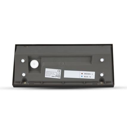 Applique murale d'extérieur LED/12W/230V 6400K IP65 noir