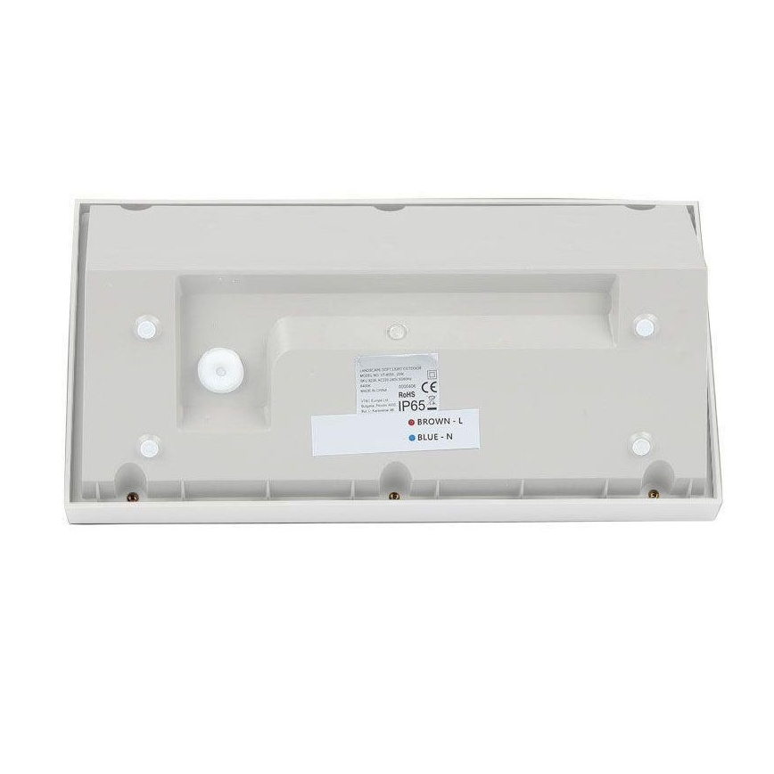 Applique murale d'extérieur LED/20W/230V 6400K IP65 blanc