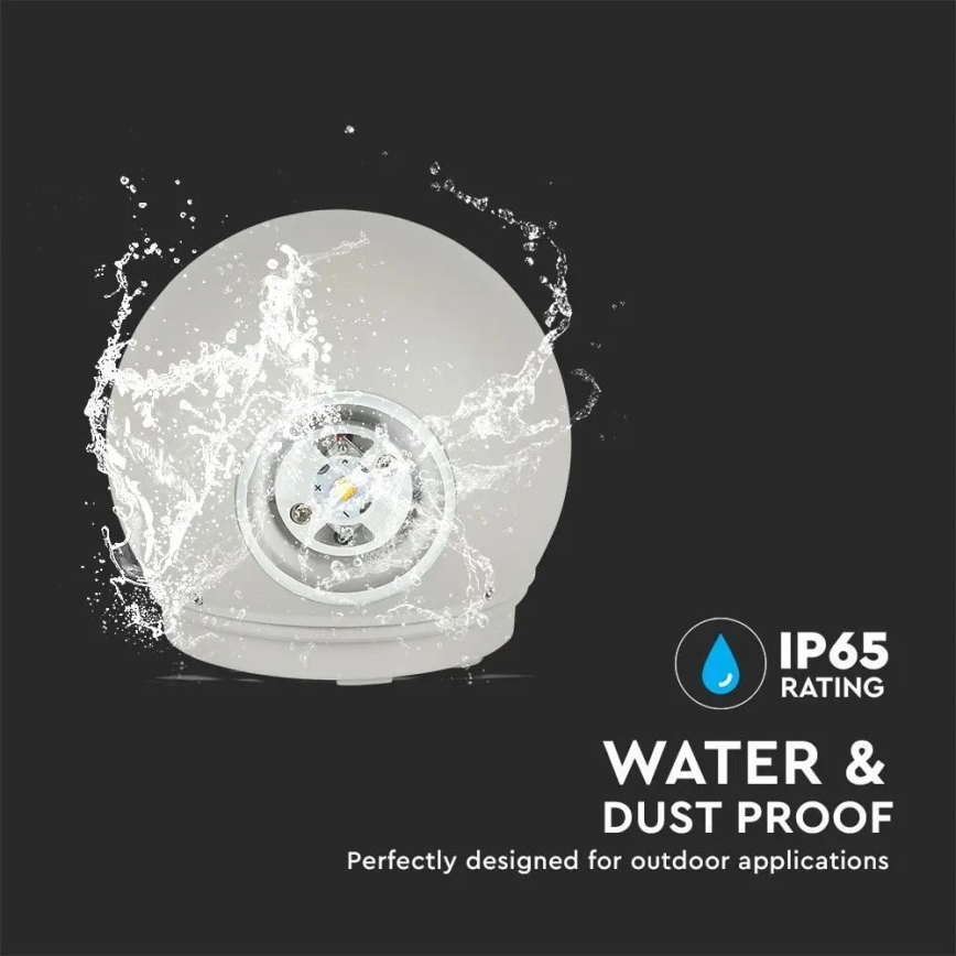 Applique murale d'extérieur LED/6W/230V 3000K IP65 gris