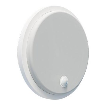 Applique murale d'extérieur LED avec capteur de mouvement et capteur crépusculaire LED/15W/230V IP65 blanc