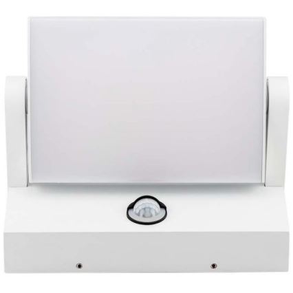 Applique murale d'extérieur LED avec détecteur 17W/230V 4000K IP65 blanc