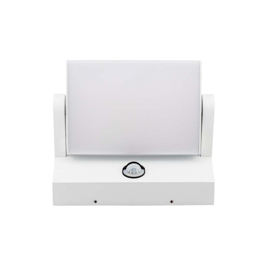 Applique murale d'extérieur LED avec détecteur 17W/230V 4000K IP65 blanc