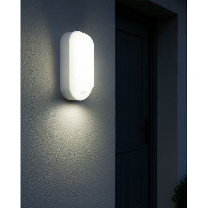 Applique murale d'extérieur LED dimmable avec détecteur de mouvement LED/12/15/18W/230V 3000K/4000K/6500K IP65 noir/blanc
