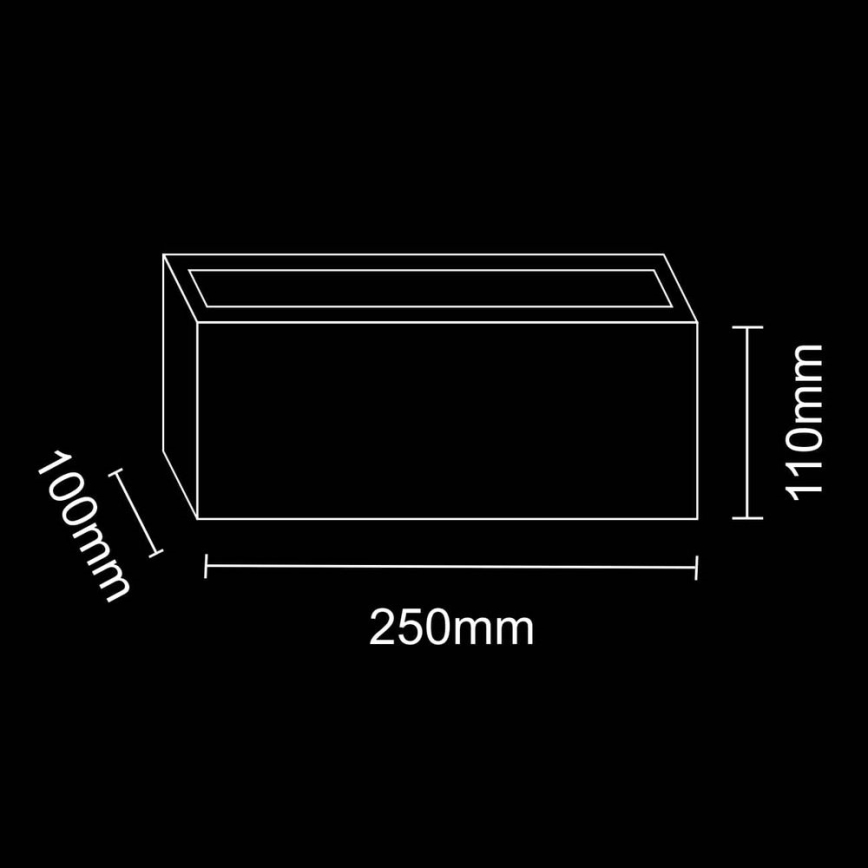 Applique murale d'extérieur TOKIO 1xE27/12W/230V IP54