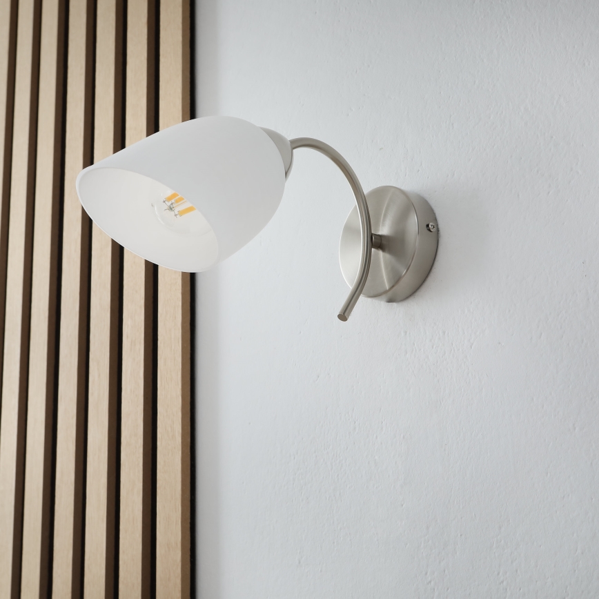 Applique murale DONNA 1xE27/60W/230V nickel