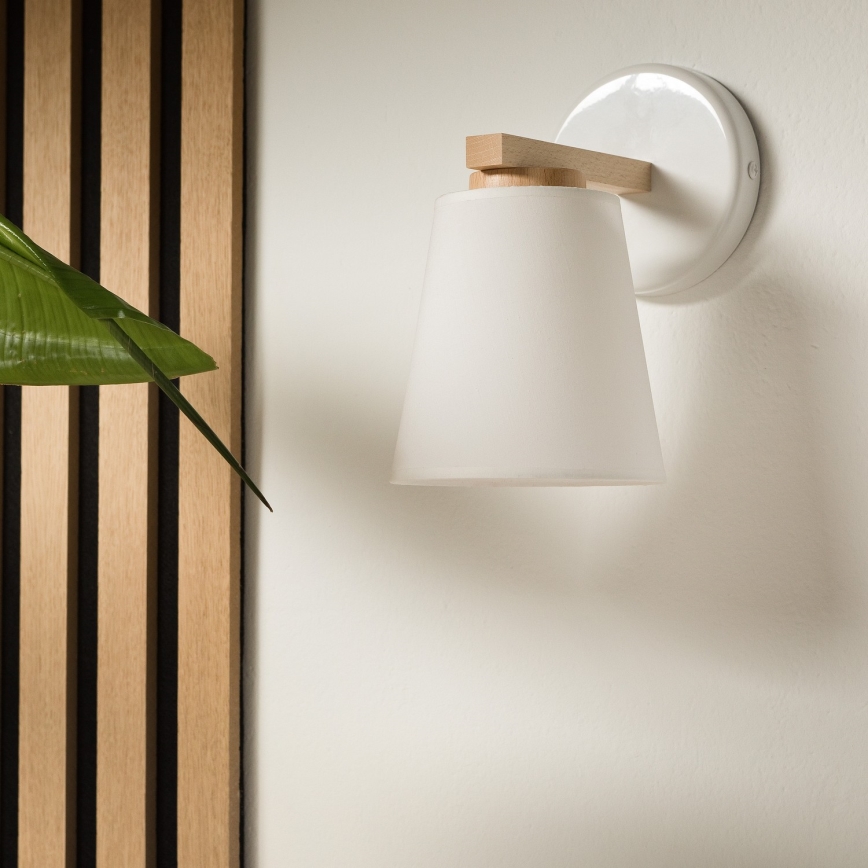 Applique murale ELLIE 1xE27/60W/230V - certifié FSC