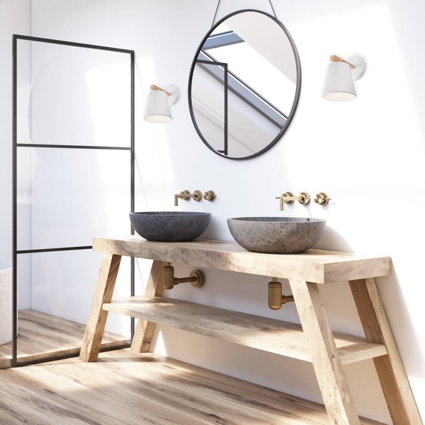 Applique murale ELLIE 1xE27/60W/230V - certifié FSC