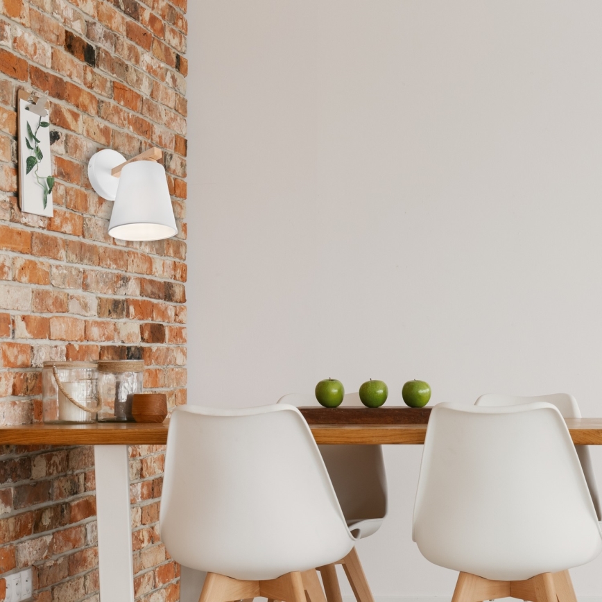 Applique murale ELLIE 1xE27/60W/230V - certifié FSC