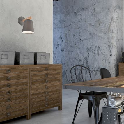 Applique murale ELLIE 1xE27/60W/230V - certifié FSC