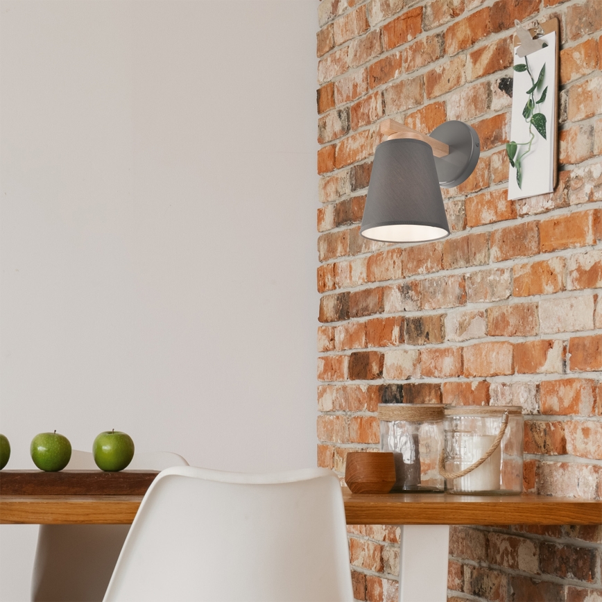 Applique murale ELLIE 1xE27/60W/230V - certifié FSC