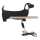 Applique murale enfant avec étagère DOG LED/5W/230V noir/bois