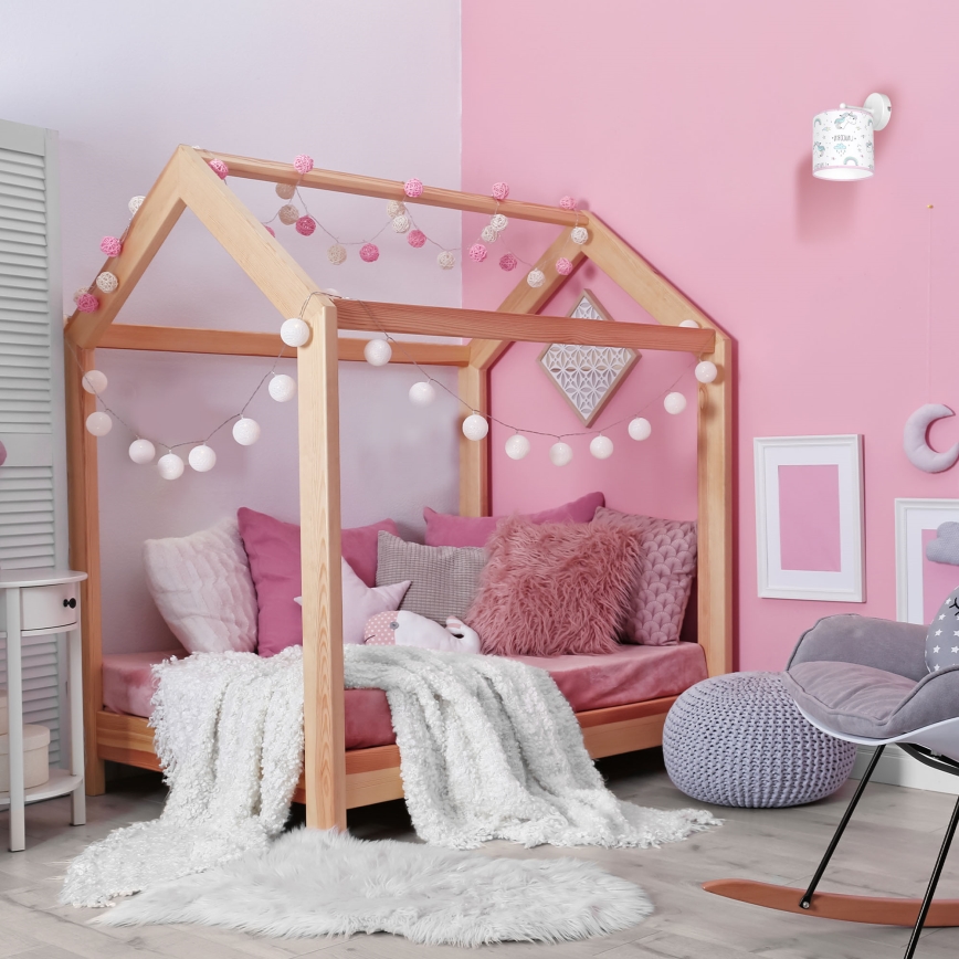 Applique murale enfant UNICORN 1xE27/60W/230V
