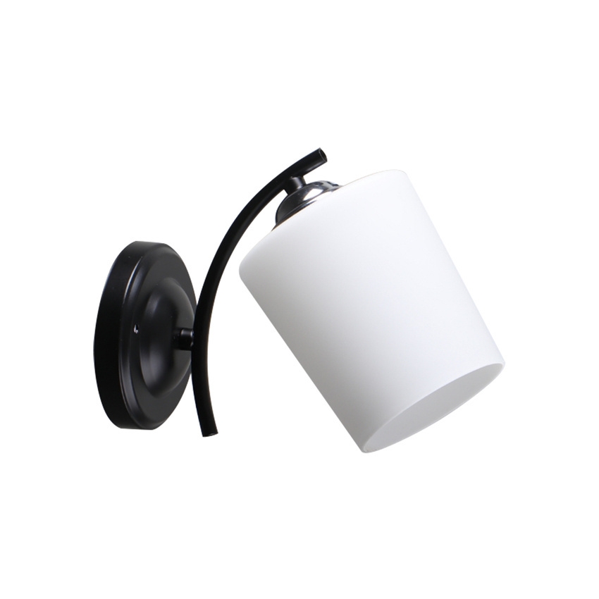 Applique murale ESNYR 1xE27/40W/230V noir/blanc