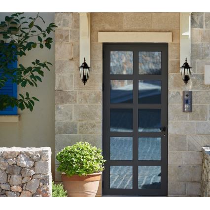 Applique murale extérieur 1xE27/60W/230V IP44 noir