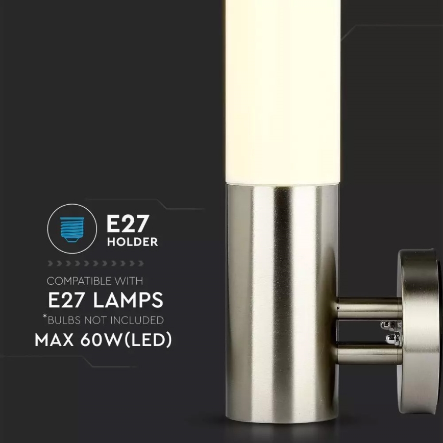 Applique murale extérieur 1xE27/60W/230V IP65
