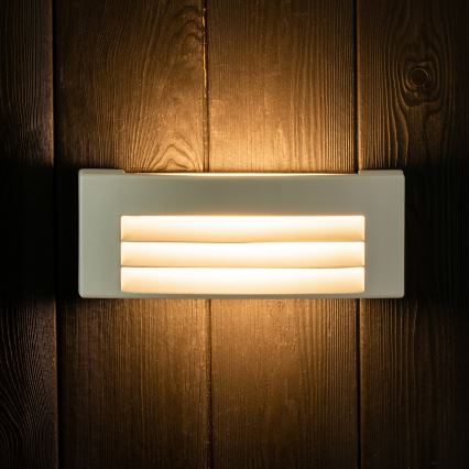 Applique murale extérieure 1xE27/14W/230V IP54 gris