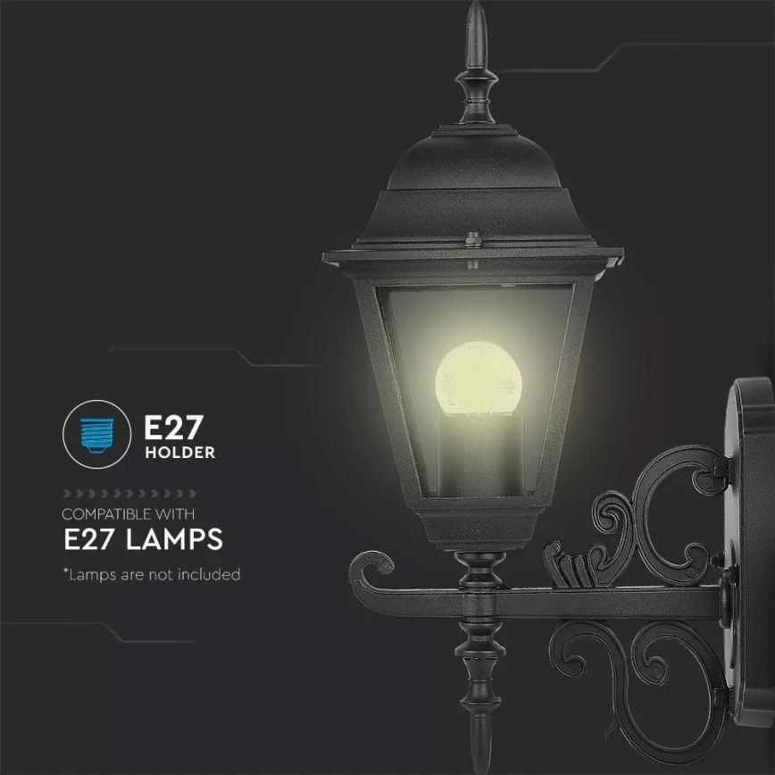 Applique murale extérieure 1xE27/60W/230V IP44