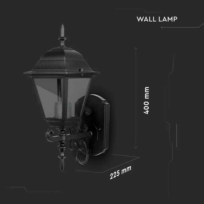 Applique murale extérieure 1xE27/60W/230V IP44