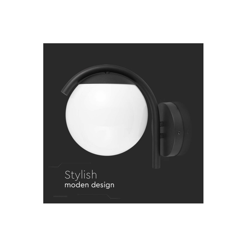 Applique murale extérieure 1xE27/60W/230V IP44 noir