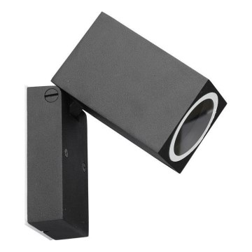 Applique murale extérieure 1xGU10/35W/230V IP44 noir