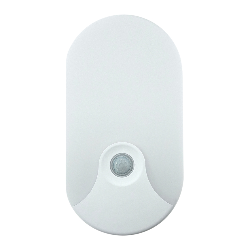 Applique murale extérieure à LED avec détecteur de mouvement, 18W/230V, IP44, blanche