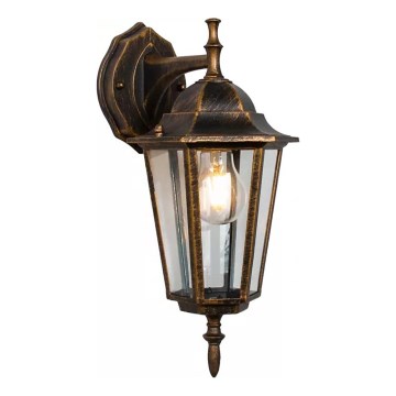 Applique murale extérieure ARRAIA 1xE27/15W/230V IP44 bronze patiné