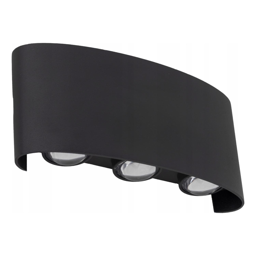 Applique murale extérieure ARROW 6xLED/1W/230V IP54 noir