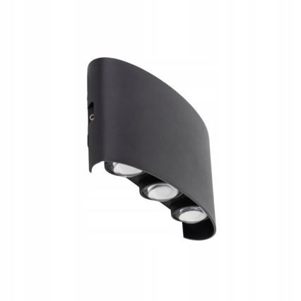 Applique murale extérieure ARROW 6xLED/1W/230V IP54 noir