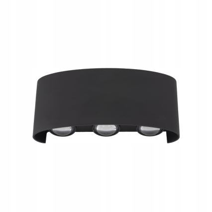 Applique murale extérieure ARROW 6xLED/1W/230V IP54 noir