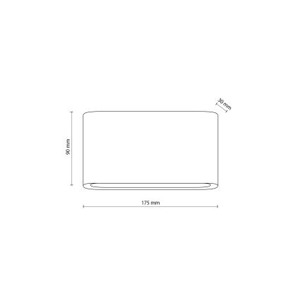 Applique murale extérieure ARWENA 2xLED/6W/230V IP54 noir
