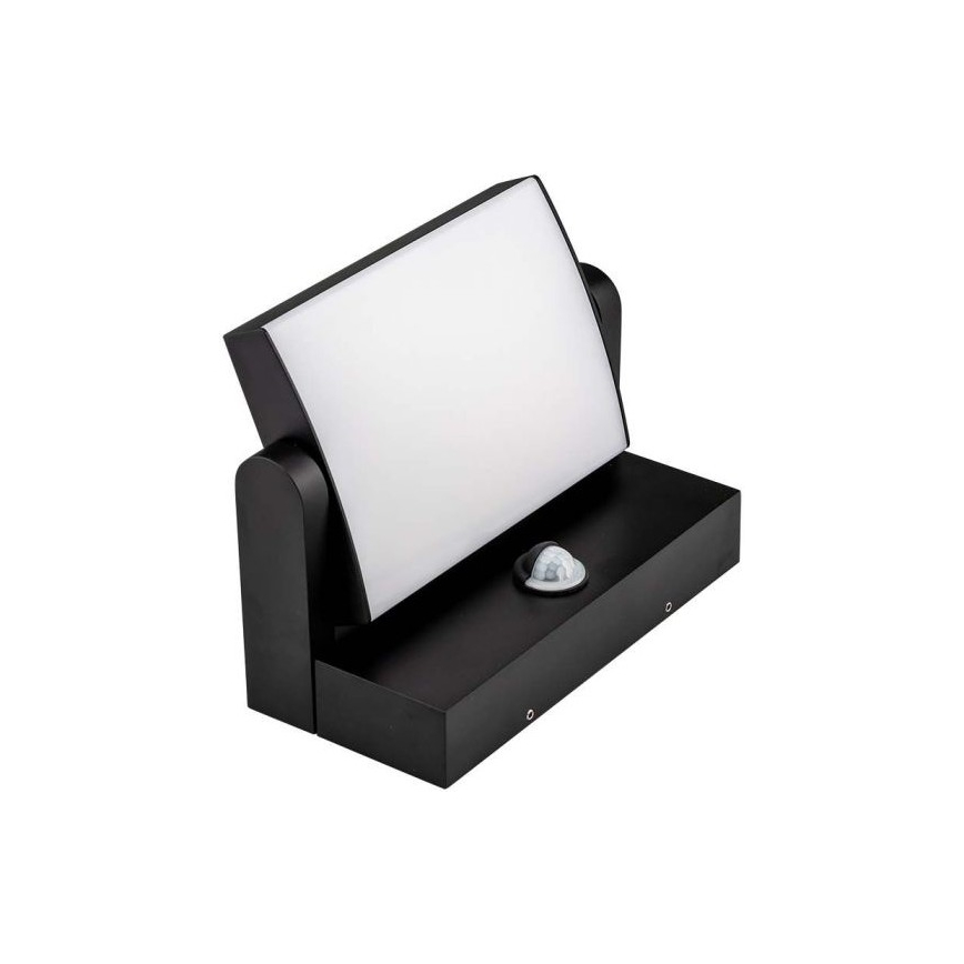 Applique murale extérieure avec détecteur LED/17W/230V 3000K IP65 noir