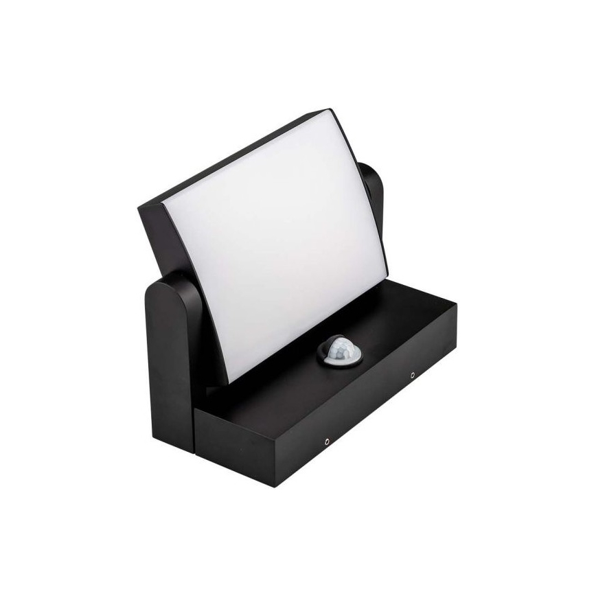 Applique murale extérieure avec détecteur LED/17W/230V 4000K IP65 noir