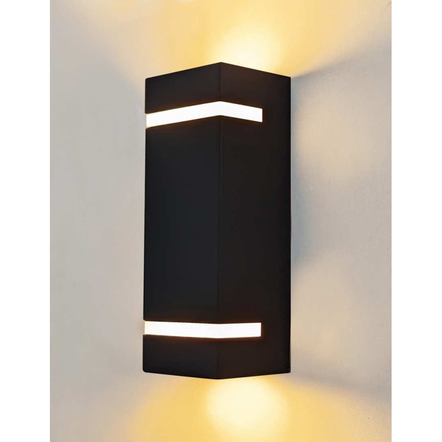 Applique murale extérieure BRICK 2xGU10/7W/230V IP44
