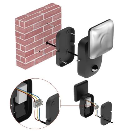 Applique murale extérieure flexible NIKA LED/12,5W/230V IP44
