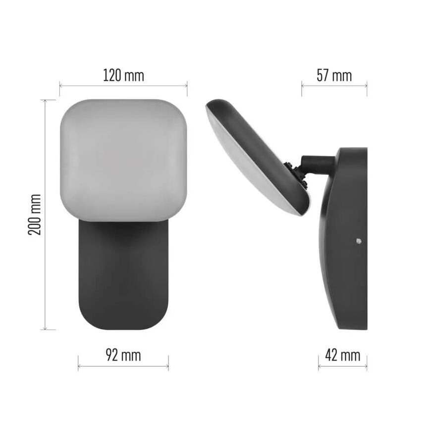 Applique murale extérieure flexible NIKA LED/12,5W/230V IP44