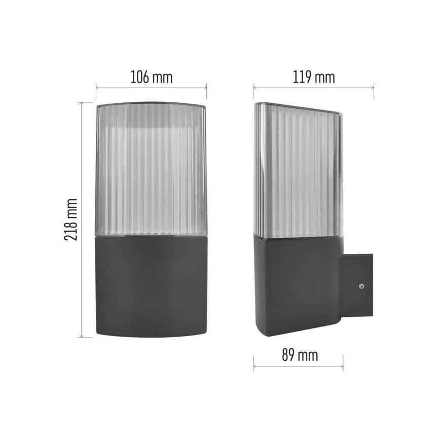 Applique murale extérieure LANA 1xE27/25W/230V IP54