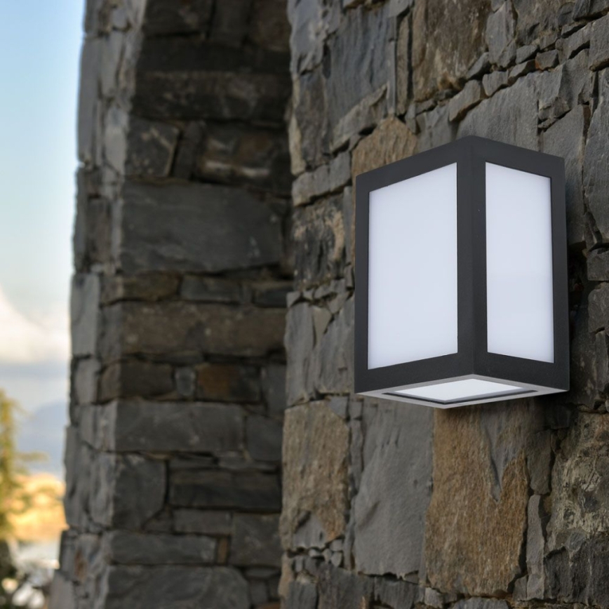 Applique murale extérieure LED/12W/230V 4000K IP65 noire