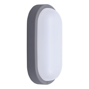 Applique murale extérieure LED/13W/230V 4000K IP54 gris ovale